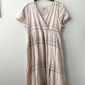 Madewell Striped Midi Dress
